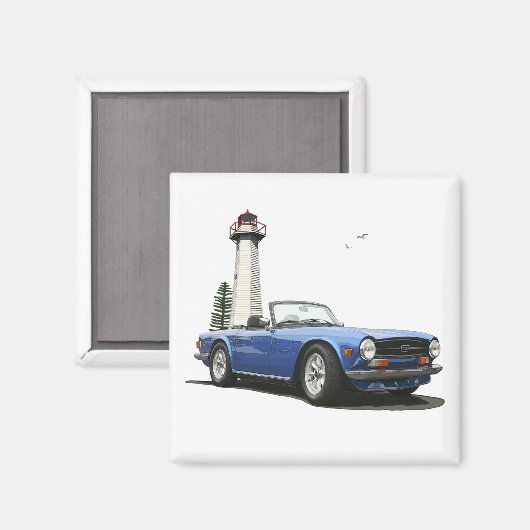 青TR6 マグネット (正面/裏面)