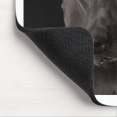 青Weimaraner マウスパッド (コーナー)