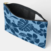 青x 2のピンクビキニ模様 アクセサリーポーチ (見開き)