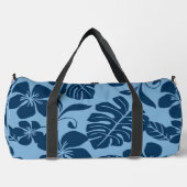 青x 2のピンクビキニ模様 ダッフルバッグ (正面)