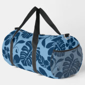 青x 2のピンクビキニ模様 ダッフルバッグ (右コーナー)