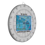 静かがあって下さい! 消音装置のRNAの内部(分子生物学) ダーツボード (正面左)