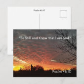 静かであれ、神である我を知れ ポストカード (正面/裏面)