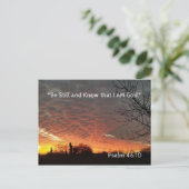 静かであれ、神である私を知れ ポストカード (スタンド正面)
