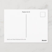 静かであれ、神である私を知れ ポストカード (裏面)