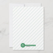 静かで常に明るいカラーカスタムフォトカード シーズンカード (裏面)