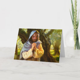 静かで静かな時間のグリーティングカード カード