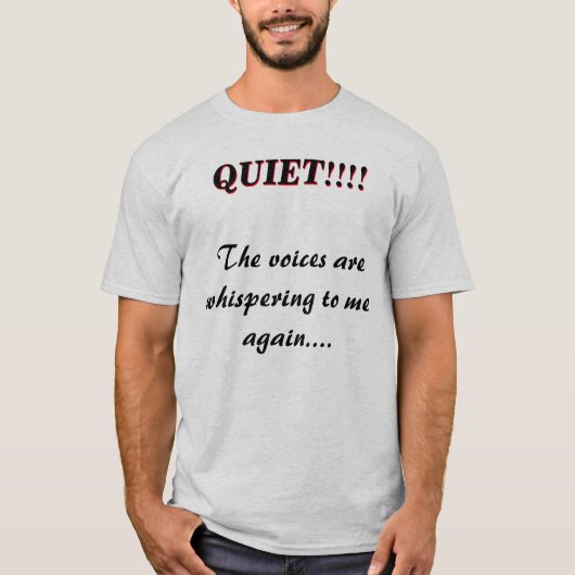 静かなささやき声LT Tシャツ (正面)