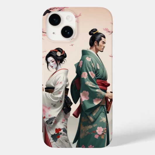 静かなる刃、沈黙の華 Case-Mate iPhoneケース (裏面)
