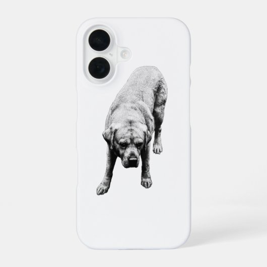 静かなる守護者 iPhone 16ケース (裏面)