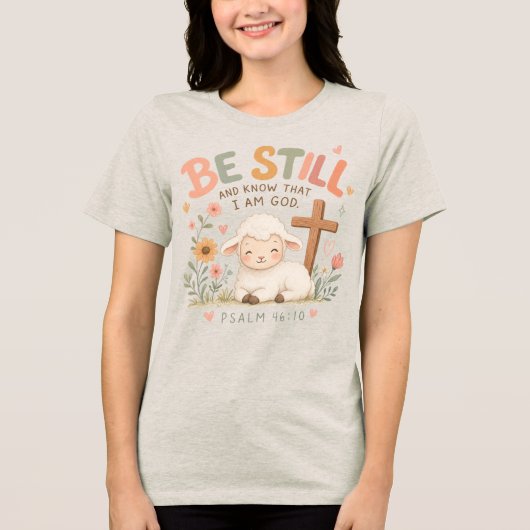 静かなる神 トライブレンドTシャツ (正面)