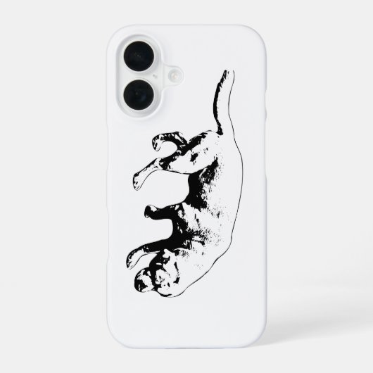 静かなエクスプローラ iPhone 16ケース (裏面)