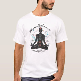 静かなエッセンス:マインドフルネスと瞑想Tシャツ Tシャツ