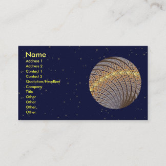 静かなオオカミの月 名刺