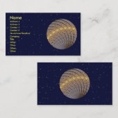 静かなオオカミの月 名刺 (正面/裏面)