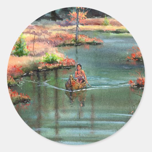 静かなカヌバイシャロンシャーペ ラウンドシール (正面)