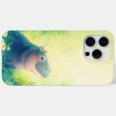 静かなカバのひととき Case-Mate iPhoneケース (裏面 (横))
