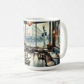 静かなカフェサンフランシスコ コーヒーマグカップ (正面右)