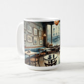 静かなカフェサンフランシスコ コーヒーマグカップ (正面左)