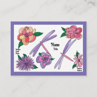 静かなガーデンビジネスカード 名刺