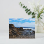 静かなクリスタルコーブ州パー… ポストカード (スタンド正面)