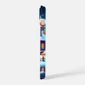 静かなクリスマス iPhone 15ケース (左側面)