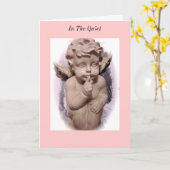 静かなグリーティングカードで カード (黄色い花)