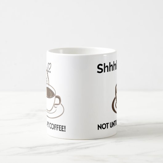 静かなコーヒーマグである コーヒーマグカップ (中央)