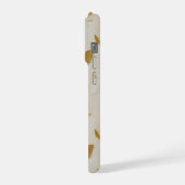 静かなゴールド — 上品なラグジュアリーとウェディングスイート iPhoneケース (左側面)