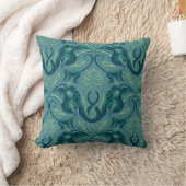 静かなサファリタペストリーパターン – ザホワイトロータス クッション (ブランケット)