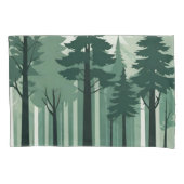 静かなシルエットフォレスト 枕カバー (正面左)