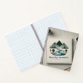 静かなスパイラルミニマルノートブック ノートブック (内部)