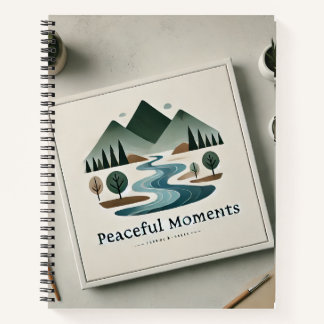 静かなスパイラルミニマルノートブック ノートブック