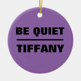 静かなティファニー セラミックオーナメント