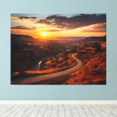 静かなトレイル現実主義絵を描ズ – デジタル キャンバスプリント (インサイチュ (ウッドフロア))