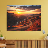 静かなトレイル現実主義絵を描ズ – デジタル キャンバスプリント (インサイチュ (リビング))