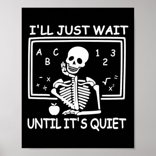 静かなハロウィーン先生になるまで待つだけだ ポスター (正面)