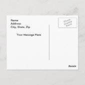 静かなビーチのポストカード ポストカード (裏面)