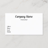 静かなビーチ名刺 名刺 (裏面)