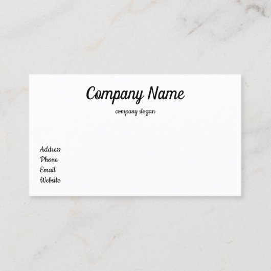 静かなビーチ名刺 名刺 (裏面)