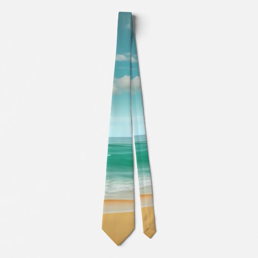 静かなビーチ ネクタイ (正面)