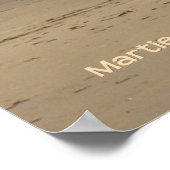 静かなビーチ ポスター (角)