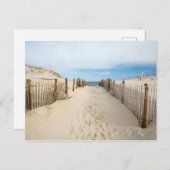 静かなビーチ ポストカード (正面/裏面)