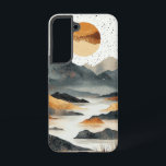 静かなピークスアットデュスクフォンケース SAMSUNG GALAXY S22ケース<br><div class="desc">穏やかな山の型枠は、夕日の光の中で自然の夕暮れの静けさをキャプチャする。</div>