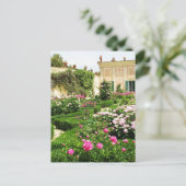 静かなフォーマルのローズガーデン ポストカード (スタンド正面)