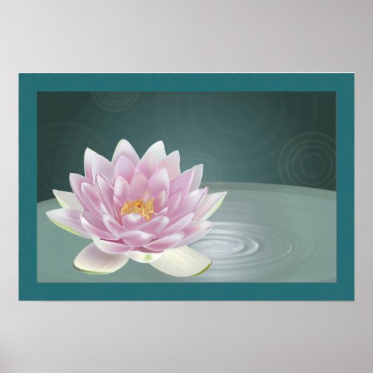 静かなプリント ポスター (正面)