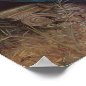 静かなベビーイエス眠っている天使の子守歌スクリプト ポスター (角)