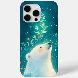 静かなホッキョクグマの夜 iPhone 15 PRO MAXケース