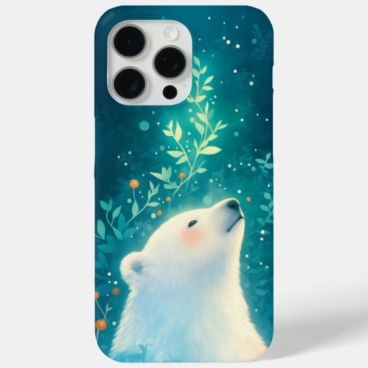 静かなホッキョクグマの夜 Case-Mate iPhoneケース (裏面)