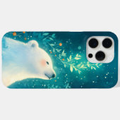 静かなホッキョクグマの夜 Case-Mate iPhoneケース (裏面 (横))
